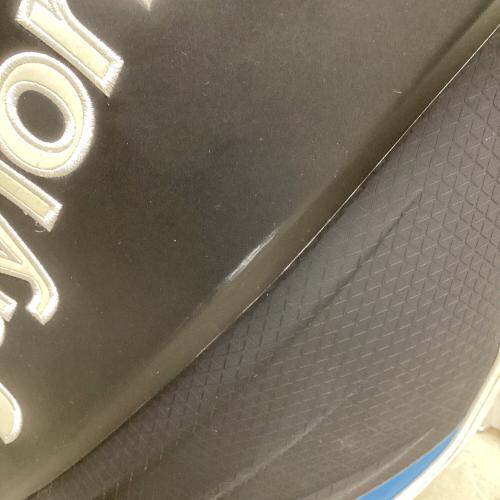 TaylorMade (テーラーメイド) キャディバッグ 4口 9.5型 ホワイト×ブラック グローバルツアースタンドバッグ
