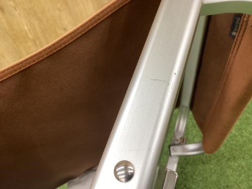 Snow peak (スノーピーク) アウトドアチェア LV-103 廃盤品 オレンジ ローチェア オットマン