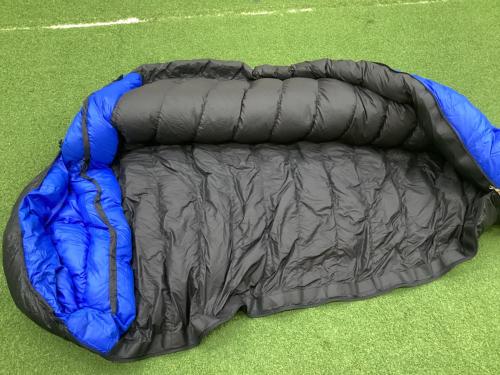 western mountaineering (ウェスタンマウンテニアリング) マミー型シュラフ(ダウン) ブルー×ブラック ケース・ストレージバック付 Antelope GWS
