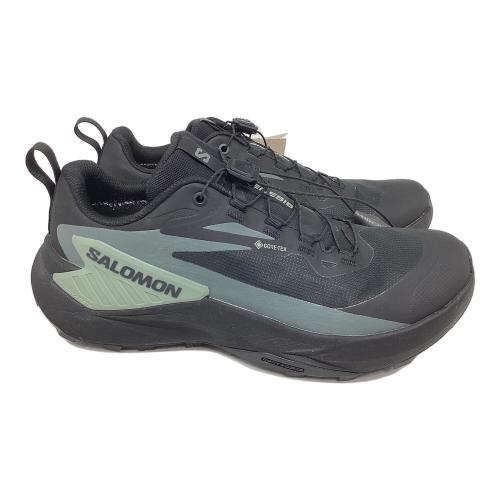 SALOMON (サロモン) ジェネシス GTX トレランシューズ トレッキングシューズ 475187 メンズ SIZE 26cm ブラック×グリーン