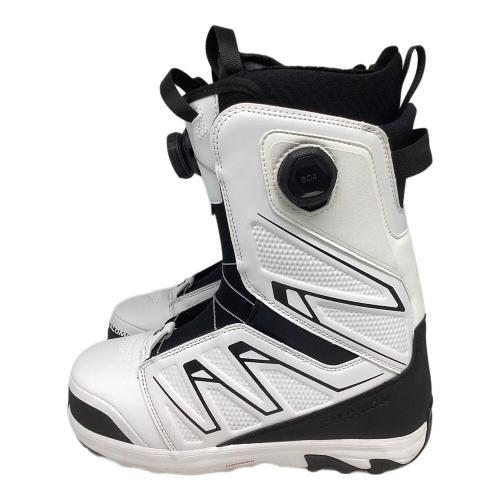 SALOMON (サロモン) LAUNCH BOA SJ BOA スノーボードブーツ 24-25モデル メンズ SIZE 27cm ホワイト×ブラック