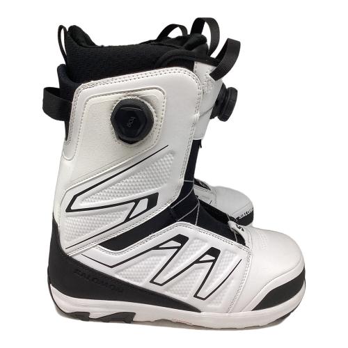 SALOMON (サロモン) LAUNCH BOA SJ BOA スノーボードブーツ 24-25モデル メンズ SIZE 27cm ホワイト×ブラック