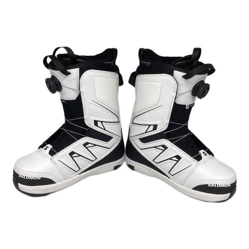 SALOMON (サロモン) LAUNCH BOA SJ BOA スノーボードブーツ 24-25モデル メンズ SIZE 27cm ホワイト×ブラック