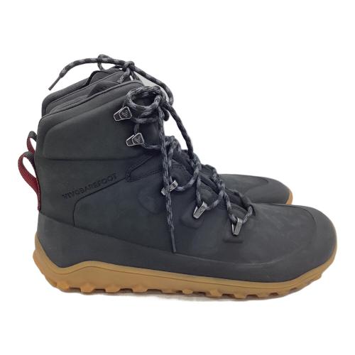 VIVOBARE FOOT (ビボベアフット) TRACKER LEATHER AT ミドルカット トレッキングシューズ 309533-01 メンズ SIZE 27(EU43)cm ブラック