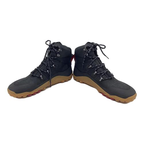 VIVOBARE FOOT (ビボベアフット) TRACKER LEATHER AT ミドルカット トレッキングシューズ 309533-01 メンズ SIZE 27(EU43)cm ブラック