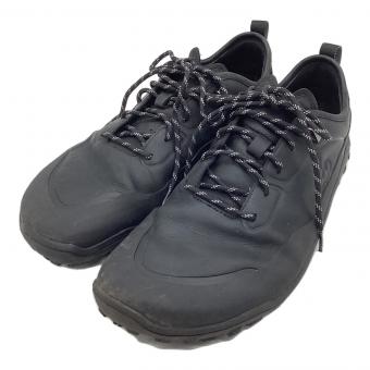 VIVOBARE FOOT (ビボベアフット) TRACKER LEATHER LOW M ローカット トレッキングシューズ 309354-01 メンズ SIZE 27(EU43)cm ブラック