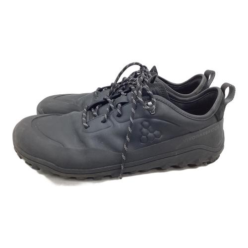 VIVOBARE FOOT (ビボベアフット) TRACKER LEATHER LOW M ローカット トレッキングシューズ 309354-01 メンズ SIZE 27(EU43)cm ブラック