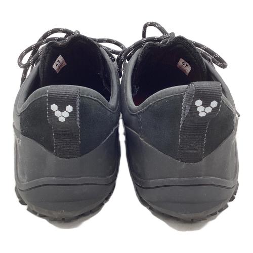 VIVOBARE FOOT (ビボベアフット) TRACKER LEATHER LOW M ローカット トレッキングシューズ 309354-01 メンズ SIZE 27(EU43)cm ブラック