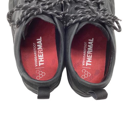 VIVOBARE FOOT (ビボベアフット) TRACKER LEATHER LOW M ローカット トレッキングシューズ 309354-01 メンズ SIZE 27(EU43)cm ブラック