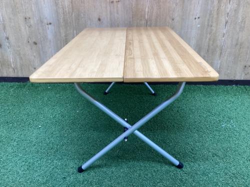 Snow peak (スノーピーク) アウトドアテーブル LV-100TR 約84.6×49.6×40cm ワンアクションローテーブル竹