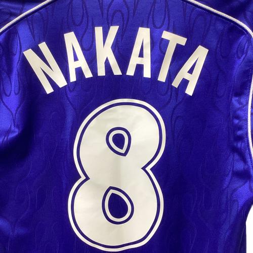 日本代表 (ニホンダイヒョウ) 中田英寿【8】サッカーユニフォーム OA 710G 98年フランスワールドカップ SIZE M ブルー