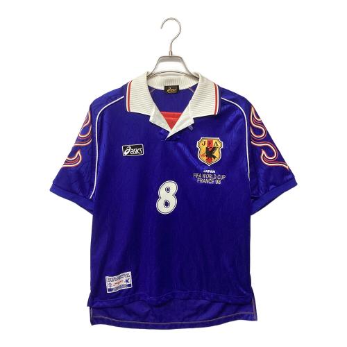 日本代表 (ニホンダイヒョウ) 中田英寿【8】サッカーユニフォーム OA 710G 98年フランスワールドカップ SIZE M ブルー