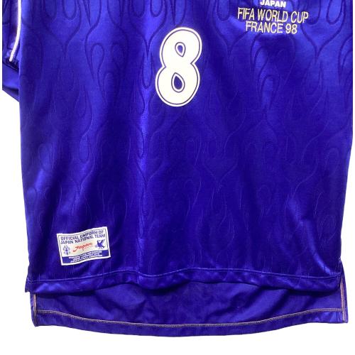 日本代表 (ニホンダイヒョウ) 中田英寿【8】サッカーユニフォーム OA 710G 98年フランスワールドカップ SIZE M ブルー