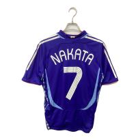 日本代表 (ニホンダイヒョウ) 中田英寿【7】サッカーユニフォーム 817989 06ドイツワールドカップブラジル戦マッチデイロゴプリント付 オーセンティック SIZE M ブルー