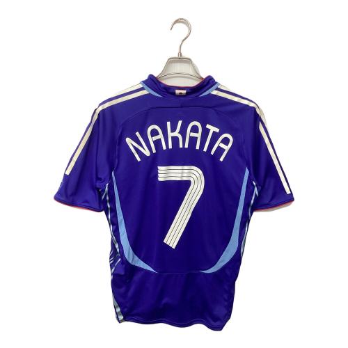 日本代表 (ニホンダイヒョウ) 中田英寿【7】サッカーユニフォーム 817989 06ドイツワールドカップブラジル戦マッチデイロゴプリント付 オーセンティック SIZE M ブルー
