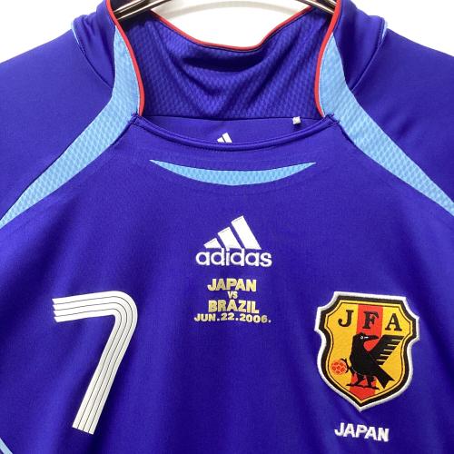 日本代表 (ニホンダイヒョウ) 中田英寿【7】サッカーユニフォーム 817989 06ドイツワールドカップブラジル戦マッチデイロゴプリント付 オーセンティック SIZE M ブルー