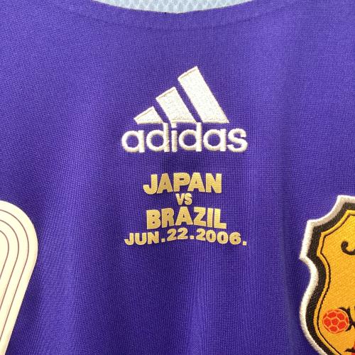 日本代表 (ニホンダイヒョウ) 中田英寿【7】サッカーユニフォーム 817989 06ドイツワールドカップブラジル戦マッチデイロゴプリント付 オーセンティック SIZE M ブルー
