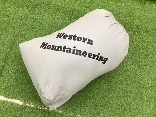 western mountaineering (ウェスタンマウンテニアリング) マミー型シュラフ(ダウン) ブルー×ブラック PUMA GWS