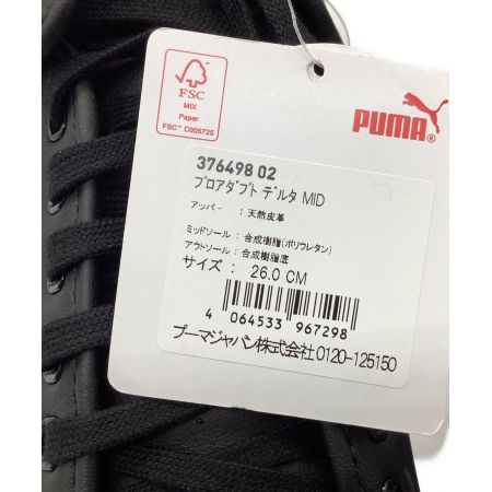PUMA (プーマ) ゴルフシューズ メンズ SIZE 26cm ブラック プロアドプトデルタ 376498-02