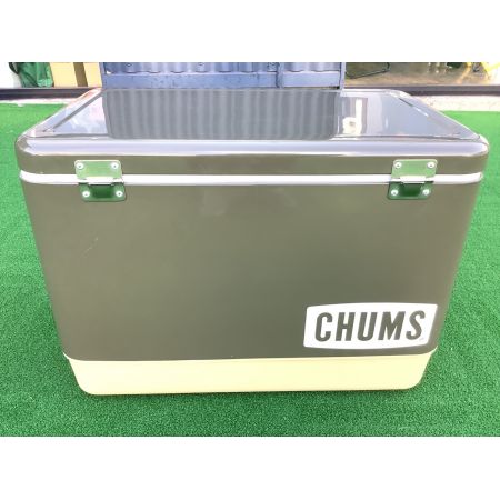 CHUMS (チャムス) クーラーボックス 54L カーキ スチールクーラーボックス