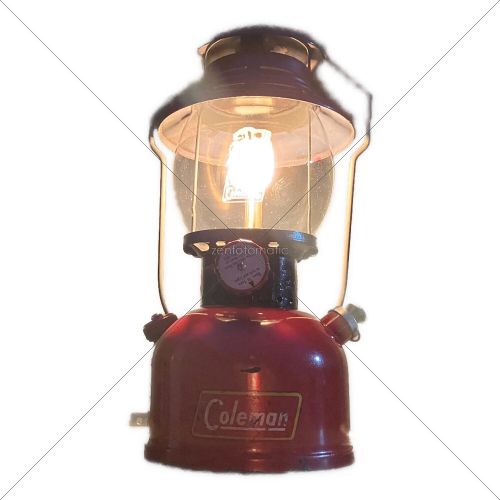 Coleman (コールマン) ヴィンテージガソリンランタン 200A 1954年8月 イエローボーダー ブラックカラー