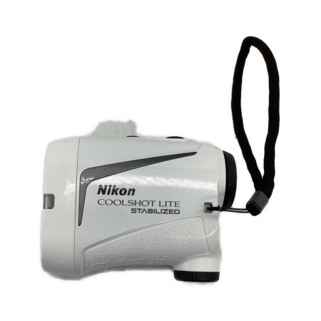 Nikon (ニコン) ゴルフ距離測定器 ホワイト ケース付 COOLSHOT LITE STABILIZED