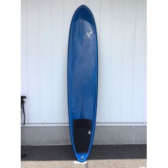 WAVE VISION ロングボード 9'2×22×3 ブルー フィンダメージ有 シングルスタビライザー ラウンドピンテール