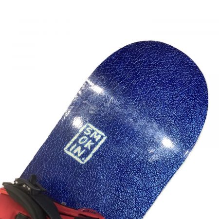SMOKIN スノーボード 152cm ブルー UNION STG 2x4 キャンバー hooligan dtx ビンディング付