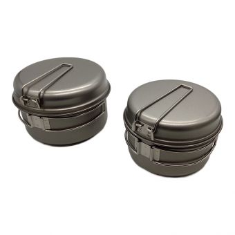 Snow peak (スノーピーク) クッカー SCS-020T チタンパーソナルクッカーセット 未使用品