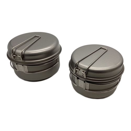 Snow peak (スノーピーク) クッカー SCS-020T チタンパーソナルクッカーセット 未使用品