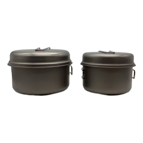 Snow peak (スノーピーク) クッカー SCS-020T チタンパーソナルクッカーセット 未使用品