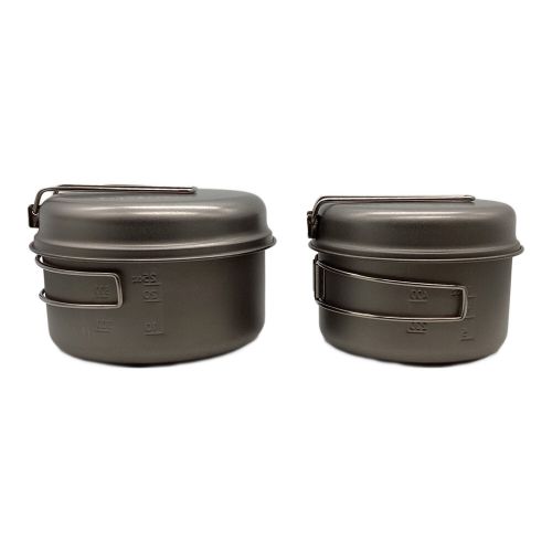 Snow peak (スノーピーク) クッカー SCS-020T チタンパーソナルクッカーセット 未使用品