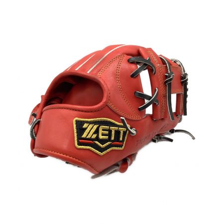 ZETT (ゼット) 軟式グローブ レッド 今宮選手モデル 内野用 BRGB30766