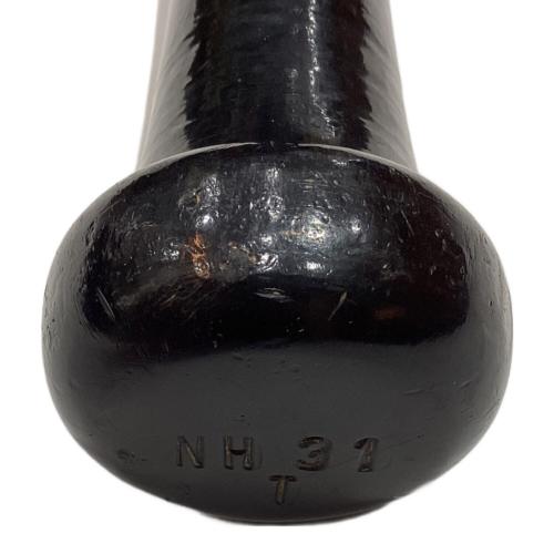 YANASE (ヤナセ) 木製バット 85.5cm(実寸) ブラック×ホワイト NH31