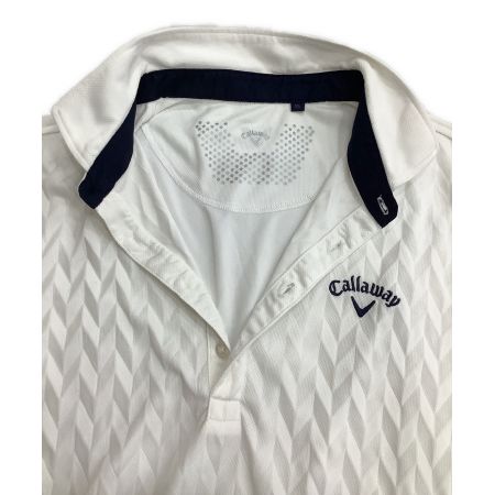 Callaway (キャロウェイ) ゴルフウェア(トップス) メンズ SIZE LL ホワイト 2020年モデル ポロシャツ 241-1134512