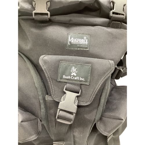 Bush Craft inc. (ブッシュクラフトインク) リュック ブラック ×MAGFORCE 完売希少品 MF-0558