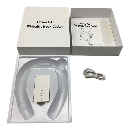 PowerArQ (パワーアーク) ウェアラブルネッククーラー ブラック PA-YL001-BK
