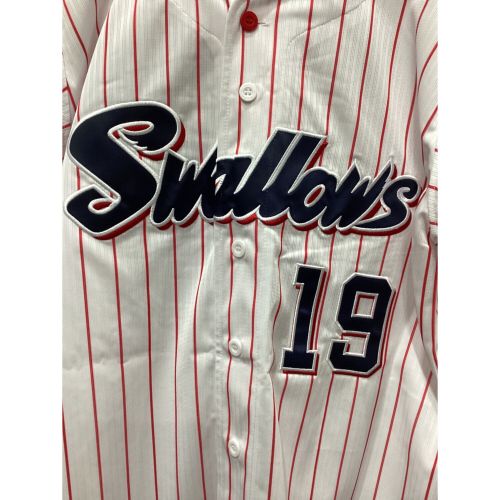 【中古】東京ヤクルトスワローズ (トウキョウヤクルトスワローズ) 応援グッズ Size M ユニフォーム #19 石川選手 レプリカ