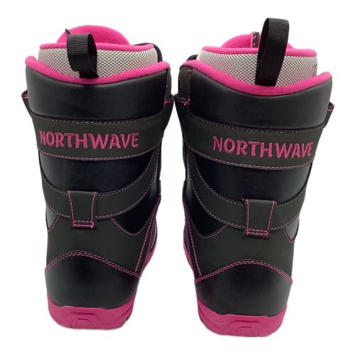 NORTHWAVE (ノースウェーブ) スノーボードブーツ レディース SIZE 24.5㎝ ブラック×ピンク DAHLIA シューレース