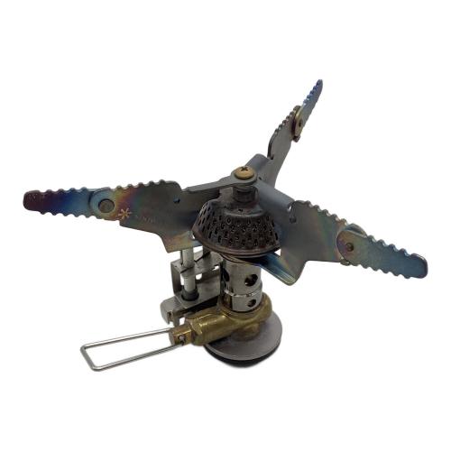 Snow peak (スノーピーク) シングルガスバーナー ギガパワーマイクロマックスチタン 廃盤希少品 PSLPGマーク有 GST-110A 使用燃料【OD缶】