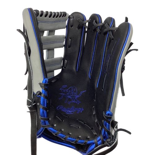 RAWLINGS (ローリングス) 軟式グローブ ブラック×グレー ハートオブザハイド  @ オーダー 外野用