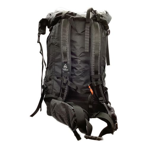 HYPER LITE MOUNTAIN GEAR (ハイパーライトマウンテンギアー) バックパック SIZE L ブラック 2400ウインドライダー 背面長 約46～50cm 31-40L(山小屋泊)