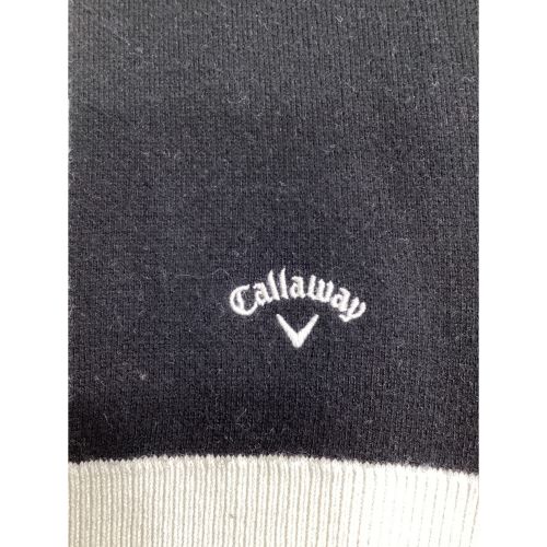 Callaway (キャロウェイ) ゴルフウェア(トップス) レディース SIZE M ブラック×ホワイト フラワージャガードニット /// C21218204