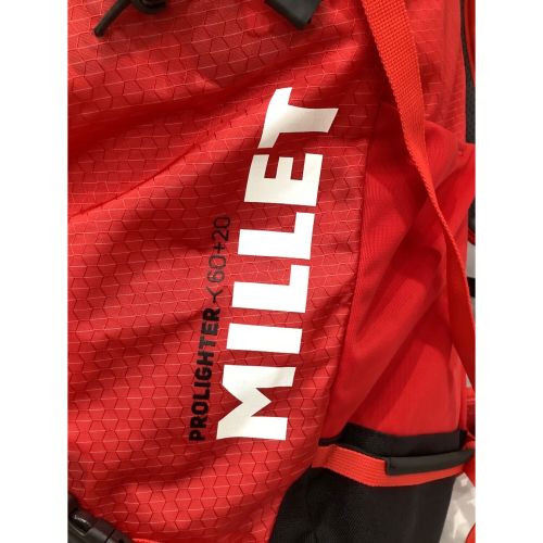 MILLET (ミレー) バックパック 80L レッド PROLIGHTER60+20 背面長 51cm以上 50L～(テント泊)