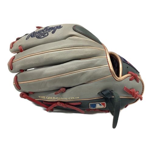 RAWLINGS (ローリングス) 軟式グローブ グレー ケース付 HOHR MLB COLORSYNC 内野用 GR1HM217