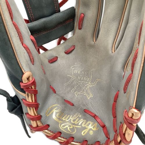 RAWLINGS (ローリングス) 軟式グローブ グレー ケース付 HOHR MLB COLORSYNC 内野用 GR1HM217