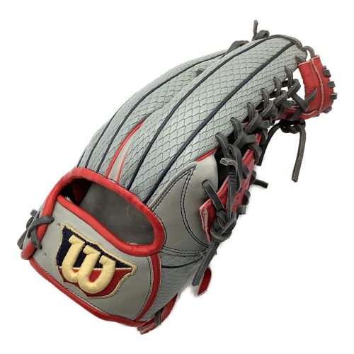 Wilson (ウィルソン) 軟式グローブ グレー ワナビーヒーローDUAL 外野用 RHVD8F