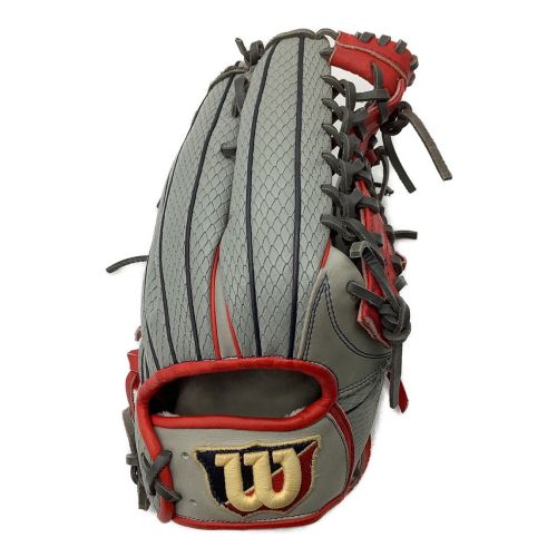 Wilson (ウィルソン) 軟式グローブ グレー ワナビーヒーローDUAL 外野用 RHVD8F