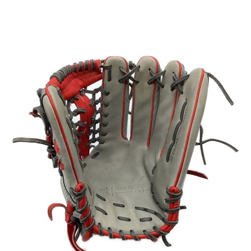 Wilson (ウィルソン) 軟式グローブ グレー ワナビーヒーローDUAL 外野用 RHVD8F