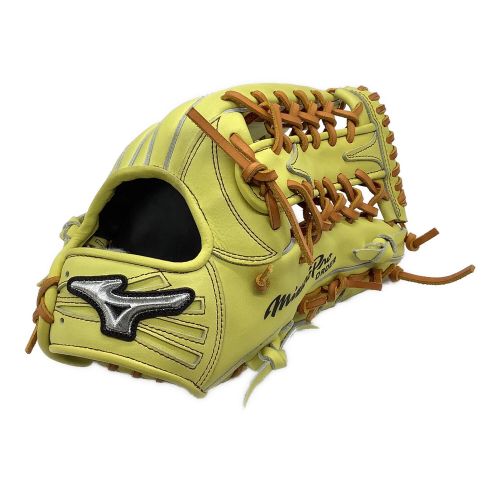 MIZUNO (ミズノ) 硬式グローブ イエロー HAGA JAPAN プレキシーエリートレザー ミズノプロオーダー イチローモデル 外野用